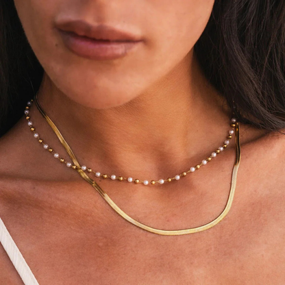 Essential Beaded Layered Chain